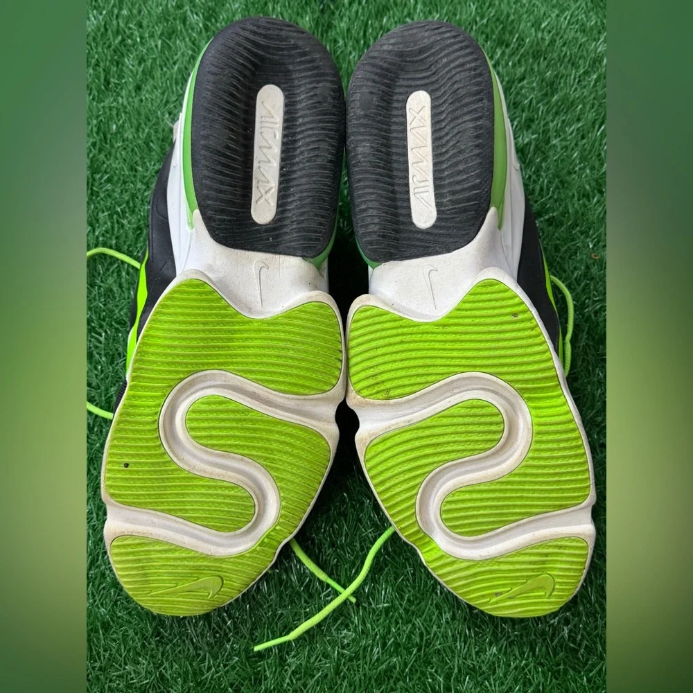 Nike Cu9452-001 Air Max Infinity 2 Sneakers Logo Green White Black GCc82 Size 13